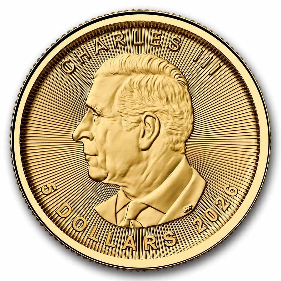 2026 Canada 1/10 oz Gold Maple Leaf BU (1 of 2)