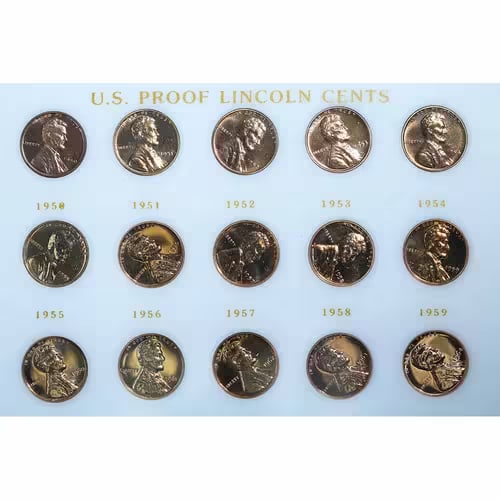 Lincoln Cent 1950-1964 Proof Set Capital Holder (1 of 2)