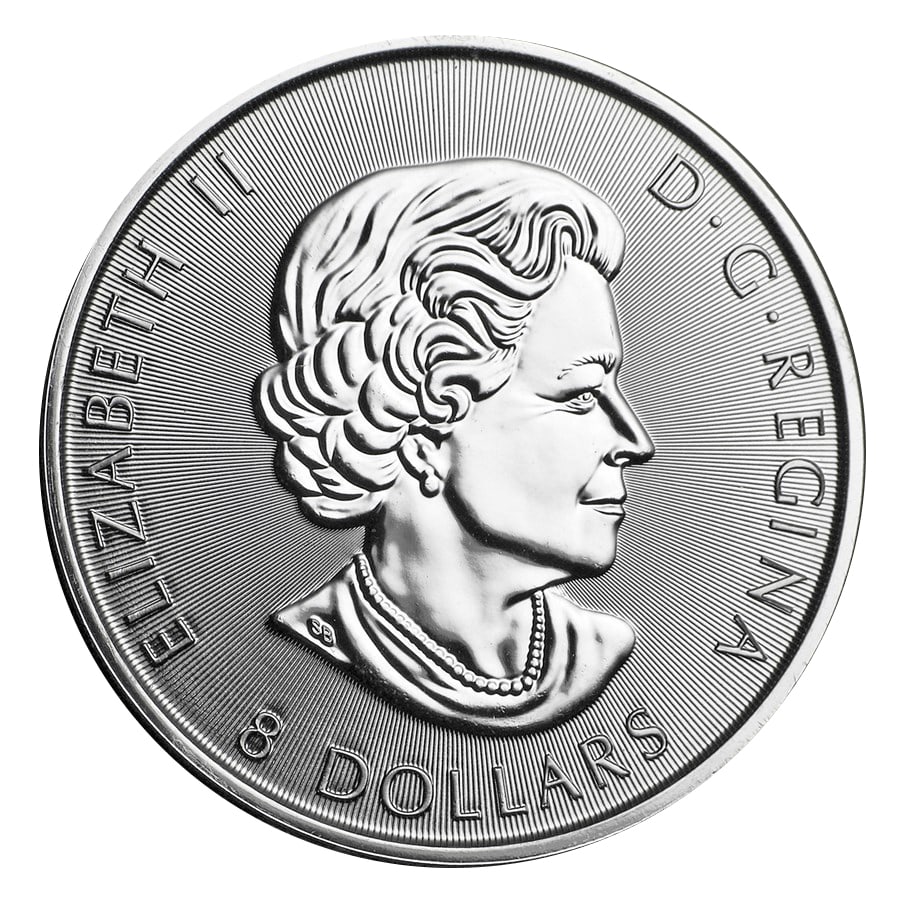 2019 Canadian Silver $8 Bison 1.25 Ounces (1 of 2)