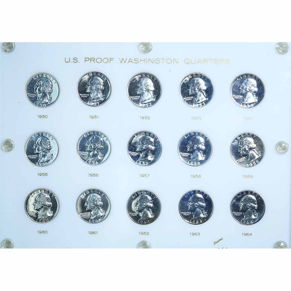 Washington Quarters 1950-1964 Proof Set Capital Holder (1 of 2)
