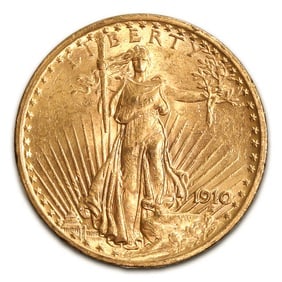 $10 Gold Liberty 1889-S AU: The 1889-S $10 Gold Liberty, known as the "Eagle," is an iconic piece of late 19th-century American coinage. Minted at the San Francisco Mint, this coin reflects the economic prosperity of the post-Go