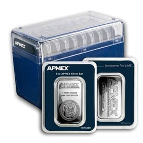 1 oz Silver Bar - (TEP) 10-Count Box (1 of 2)