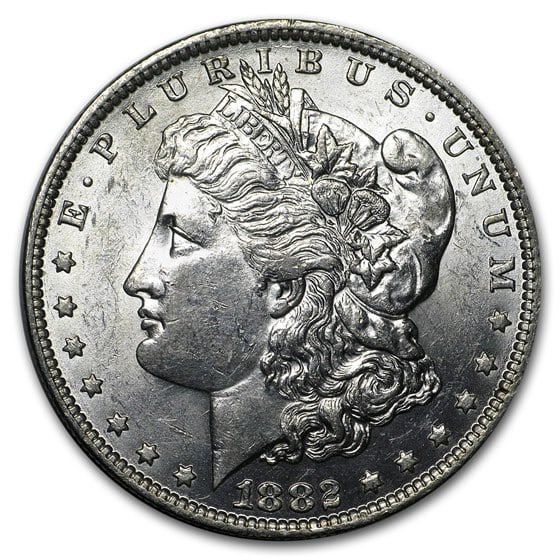 1882-O Morgan Dollar Cracked From Roll: The 1882-O Morgan Dollar (Cracked From Roll) presents fresh brilliance and solid detail from the New Orleans Mint. A collectible 90% silver classic with strong crossover appeal.