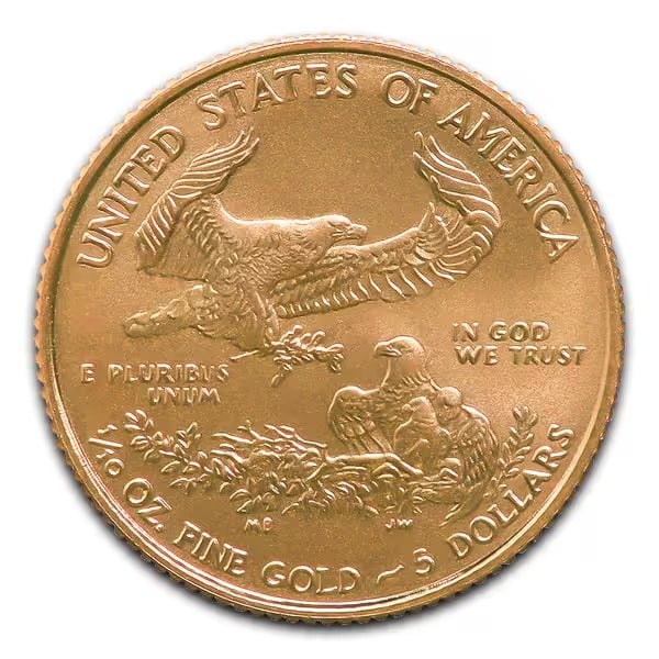 1997 American Gold Eagle 1/10 oz Uncirculated (1 of 2)