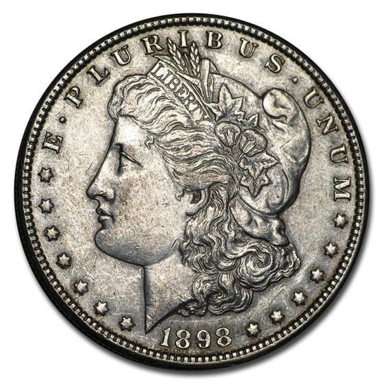 1898-O Morgan Dollar Cracked From Roll: The 1898-O Morgan Dollar (Cracked From Roll) presents lively luster and original surfaces from the New Orleans facility. A solid 90% silver classic with enduring appeal.