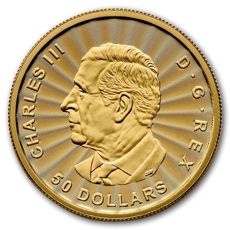 2026 Canada 1 oz Gold $50 The Majestic Wolf (Premium Bullion): The 2026 Canada 1 oz Gold $50 The Majestic Wolf (Premium Bullion) is a striking gold coin from the Royal Canadian Mint, struck in .9999 fine gold and containing 1 troy ounce of pure gold. Featuring a 