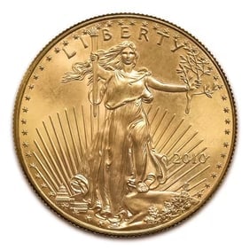 2010 American Gold Eagle 1/10 oz Uncirculated (1 of 2)