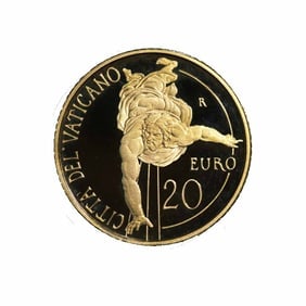 Vatican City 20 Euro Gold 2012 PF Restoration of Pauline Chapel (1 of 2)