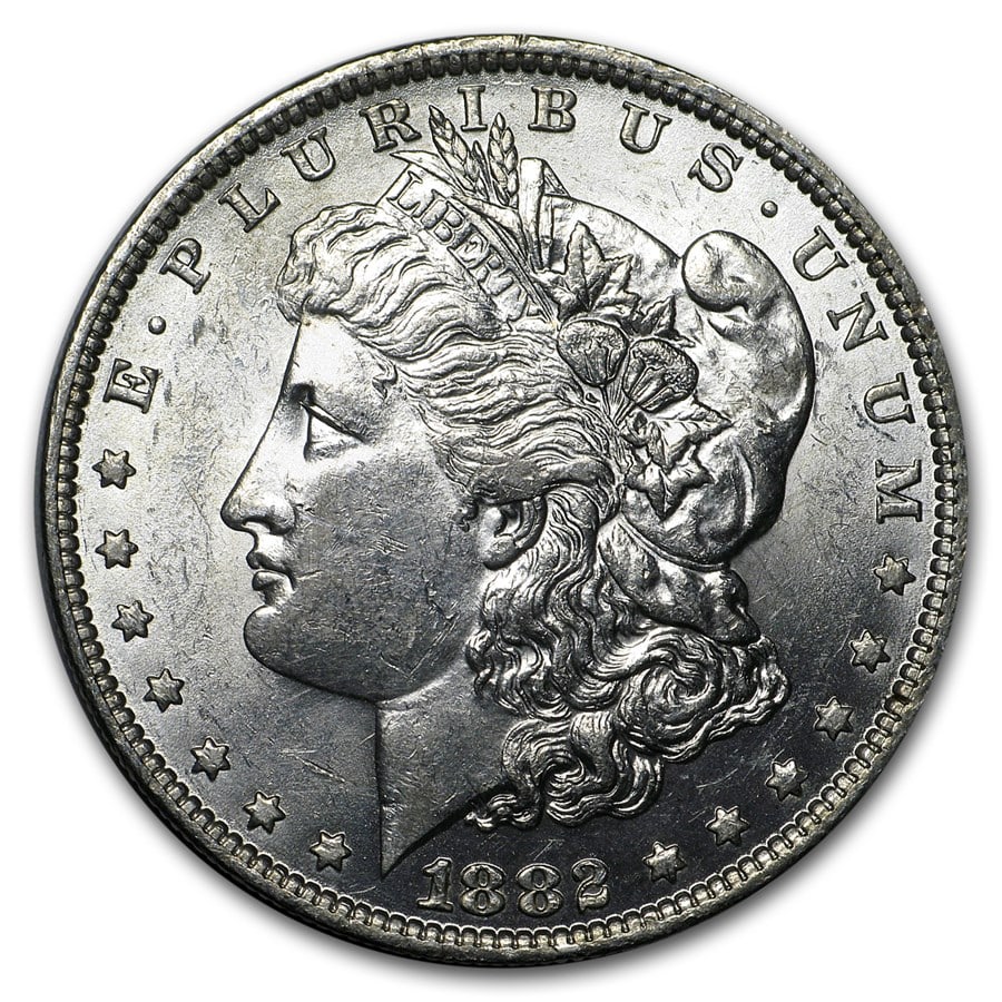1882-O Morgan Dollar Cracked From Roll: The 1882-O Morgan Dollar (Cracked From Roll) presents fresh brilliance and solid detail from the New Orleans Mint. A collectible 90% silver classic with strong crossover appeal.