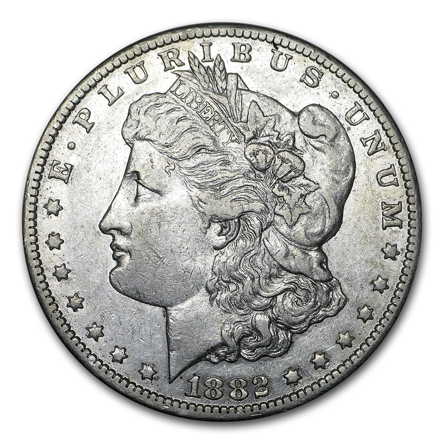 1882-CC MS-61+ Morgan Dollar-Non Graded: The 1882-CC Morgan Dollar MS-61+ from the legendary Carson City Mint carries exceptional Western heritage and collector prestige. Struck in 90% silver, this sought-after CC issue offers historic rarit