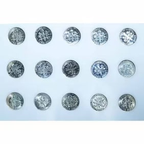 Roosevelt Dimes 1950-1964 Proof Set Capital Holder (1 of 2)