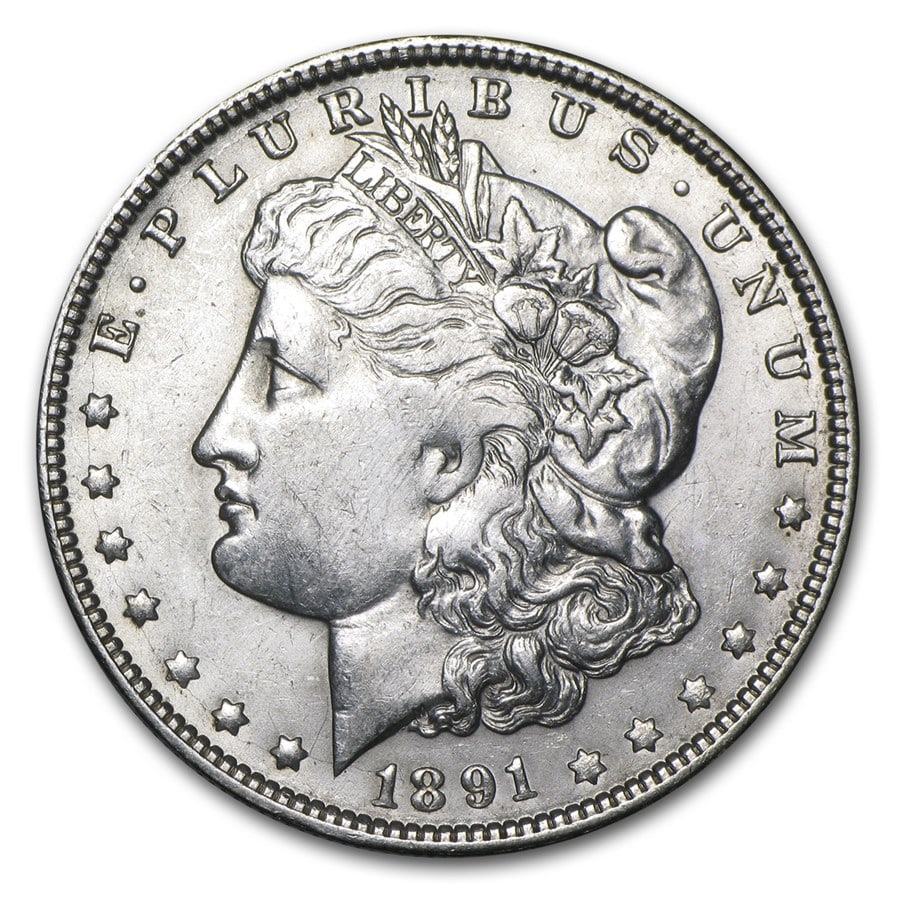 1891-O MS-61+ Morgan Dollar-Non Graded: The Morgan Dollar 1891-O MS-61+ displays original mint luster with bold New Orleans detail and solid eye appeal for the grade. A desirable 90% silver Mint State issue with lasting collector demand.