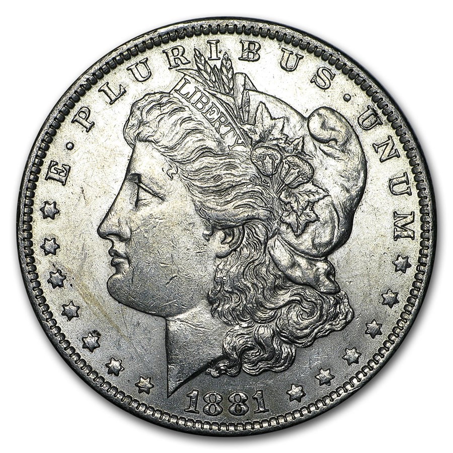 1881-O Morgan Dollar Cracked From Roll: The 1881-O Morgan Dollar (Cracked From Roll) offers strong detail and original cartwheel luster from the historic New Orleans Mint. A classic 90% silver piece with solid collector interest.