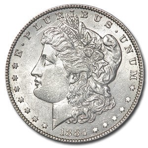 1884- Morgan Dollar Cracked From Roll: The 1884 Morgan Silver Dollar (Cracked From Roll) presents clean surfaces and original mint brilliance. A timeless 90% silver classic blending history with dependable market demand.