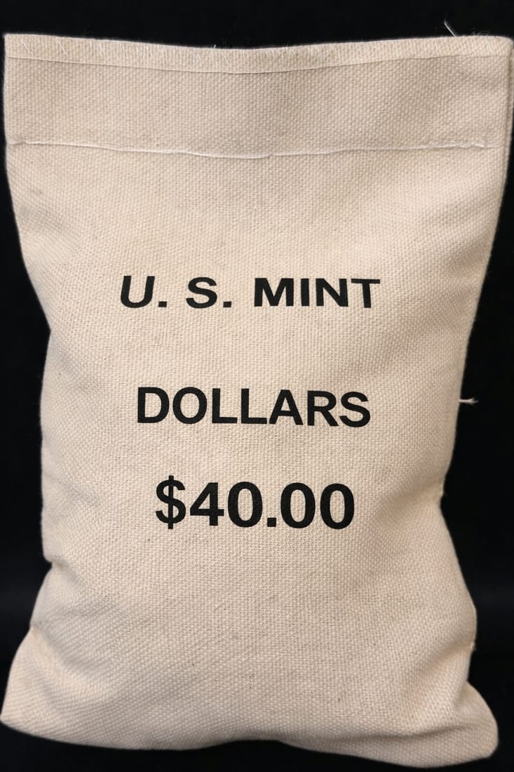 $40 Random 1 oz Silver American Eagle $1 Coin BU MIXED BAG: This sealed bag includes 40 Brilliant Uncirculated (BU) 1 oz Silver American Eagle $1 coins showing strong mint shine and crisp detail. Struck in .999 fine silver, these coins feature the famous Walki