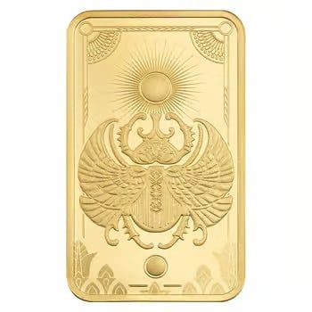 5 Gram PAMP Suisse Lucky Scarab Gold Bar .9999 Fine (in Assay) (1 of 2)