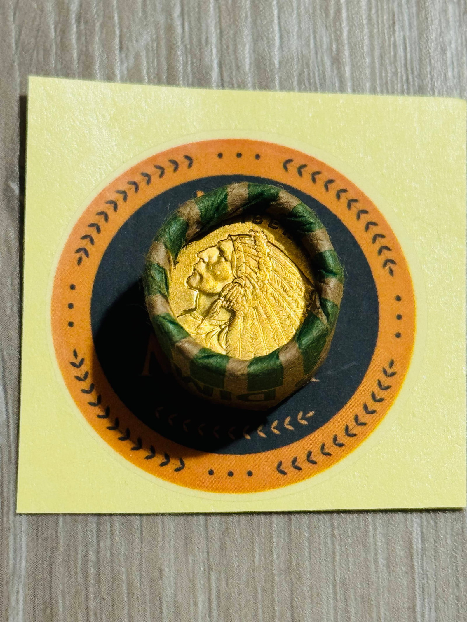 25 QTY $2.5 Indian Head Gold Roll BU Stock Photo (1 of 1)