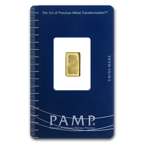 PAMP Suisse 1 Gram Gold Bar