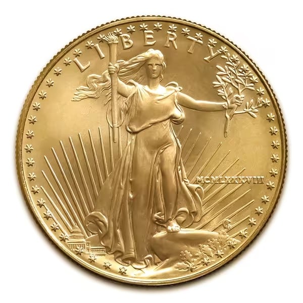 1988 American Gold Eagle 1/10 oz Uncirculated