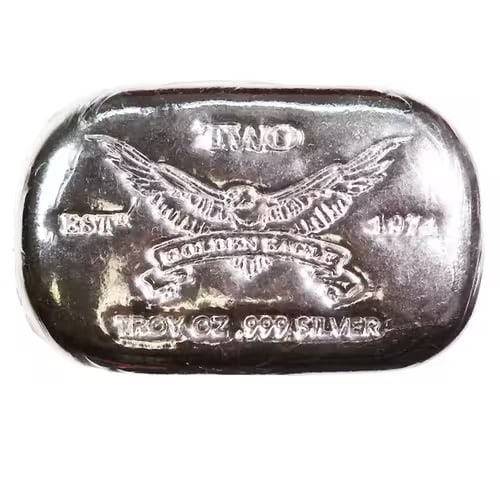Golden Eagle 2 oz Silver Bar .999
