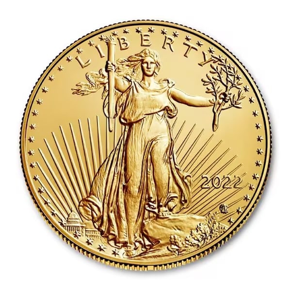 2022 American Gold Eagle 1/10 oz Uncirculated (1 of 2)
