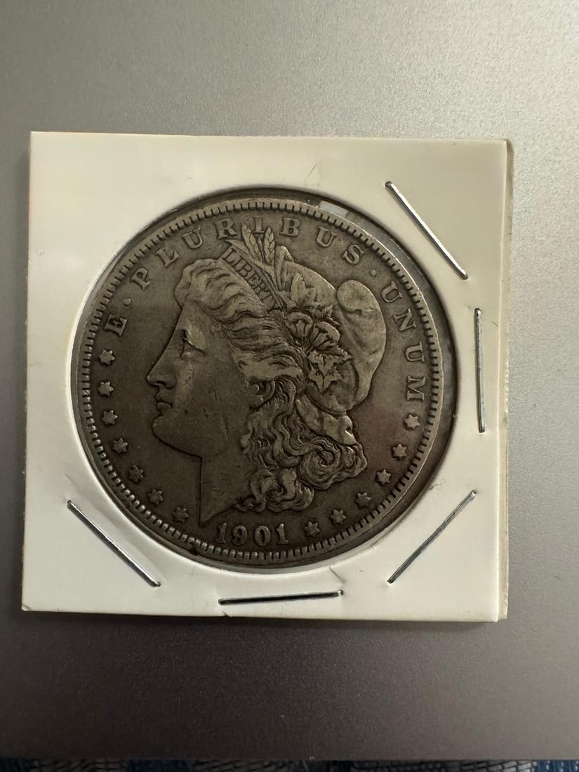1901-P Morgan dollar: The 1901-P Morgan Dollar (Non-Graded) is a Philadelphia Mint issue, identifiable by the absence of a mintmark. This date is considered tougher in higher grades, making it more collectible, especially 