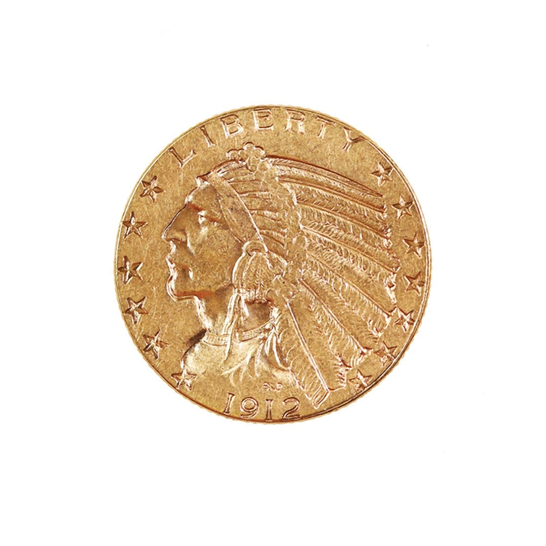 $5 Gold Indian 1912 Extra Fine (1 of 2)