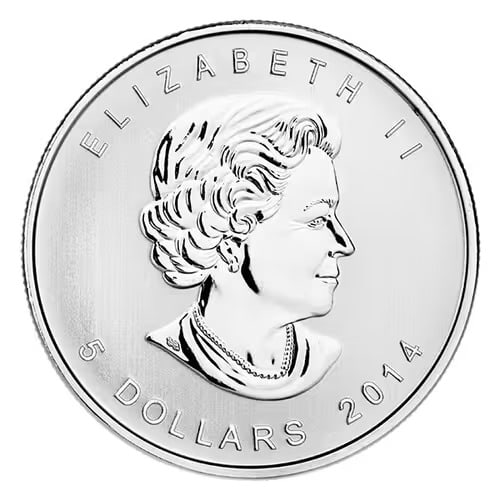 Canadian Silver 1 oz Peregrine Falcon 2014 (Birds of Prey Series) (1 of 2)