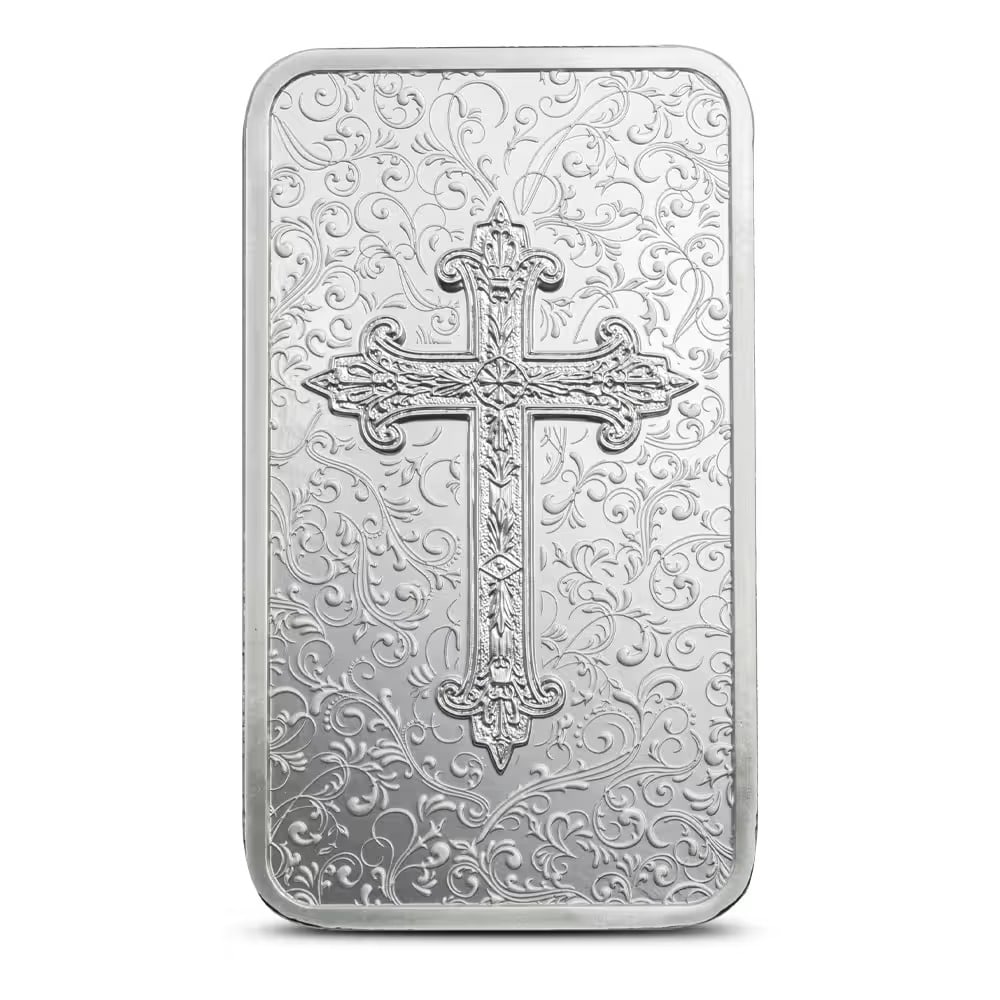 2026 1 oz Niue Silver Christian Cross PAMP Suisse Coin (New w/ Assay)