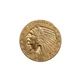 $5 Gold Indian 1911-S Extra Fine (1 of 2)