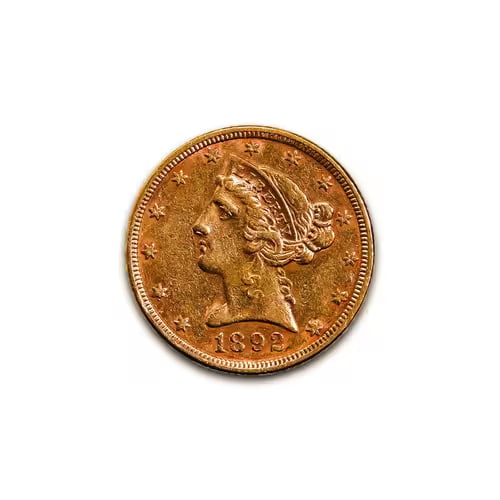$5 Gold Liberty 1892 XF