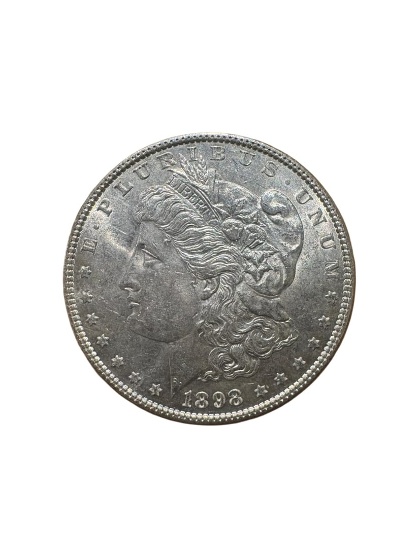 Morgan dollar 1898-P AU (1 of 2)