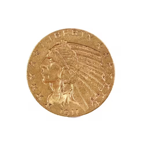 $5 Gold Indian 1911 Extra Fine: The $5 Gold Indian 1911 Extra Fine coin is a stunning example of early 20th-century American numismatic artistry, embodying a significant period in U.S. history. This coin is part of the renowned $5 G