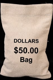 BU $50 1 oz Canadian Silver Maple Leaf BAG: This sealed bag contains 50 Brilliant Uncirculated (BU) 1 oz Canadian Silver Maple Leaf coins struck in .9999 fine silver. Each coin displays the iconic Maple Leaf design and strong mint shine. Coins 