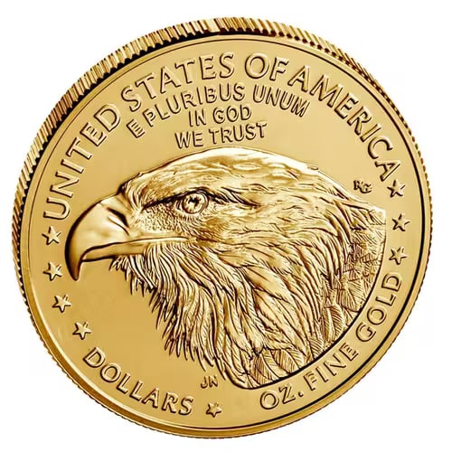 2021 American Gold Eagle 1/2 oz Uncirculated Type 2 (1 of 2)