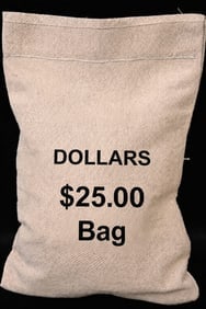 BU $25 1 oz Canadian Silver Maple Leaf BAG: This sealed bag contains 25 Brilliant Uncirculated (BU) 1 oz Canadian Silver Maple Leaf coins struck in .9999 fine silver. Each coin features the iconic Maple Leaf design from the Royal Canadian Mint.