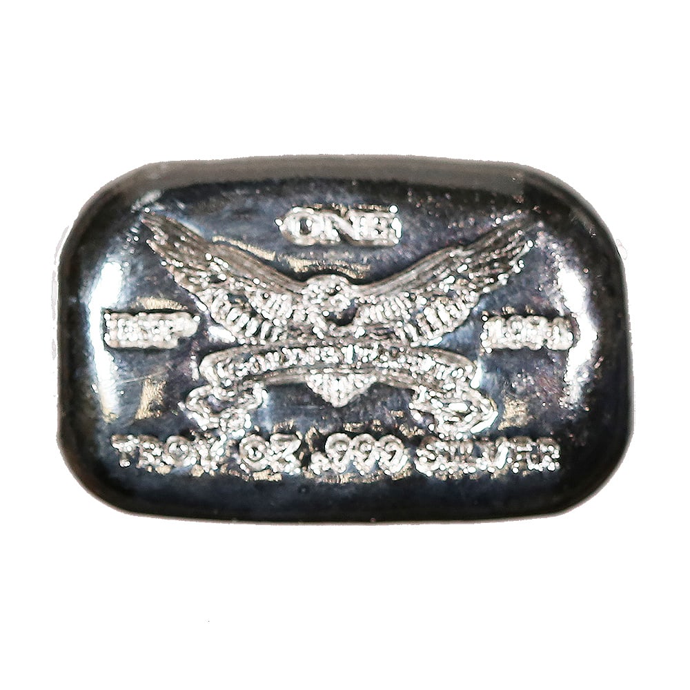 Golden Eagle 1 oz Silver Bar .999: Golden Eagle 1 oz Silver Bar .999 is a premium bullion piece struck from 1 troy ounce of .999 fine silver, combining investment-grade purity with timeless design. This bar is highly sought after by in