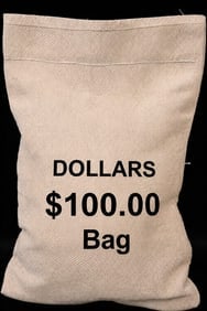 BU $100 1 oz Canadian Silver Maple Leaf BAG: This sealed bag includes 100 Brilliant Uncirculated (BU) 1 oz Canadian Silver Maple Leaf coins made from .9999 fine silver. These popular bullion coins feature the iconic Maple Leaf design and beautif