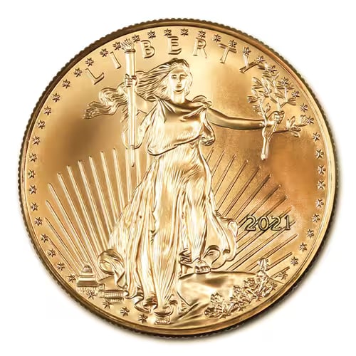 2021 American Gold Eagle 1/2 oz Uncirculated Type 1