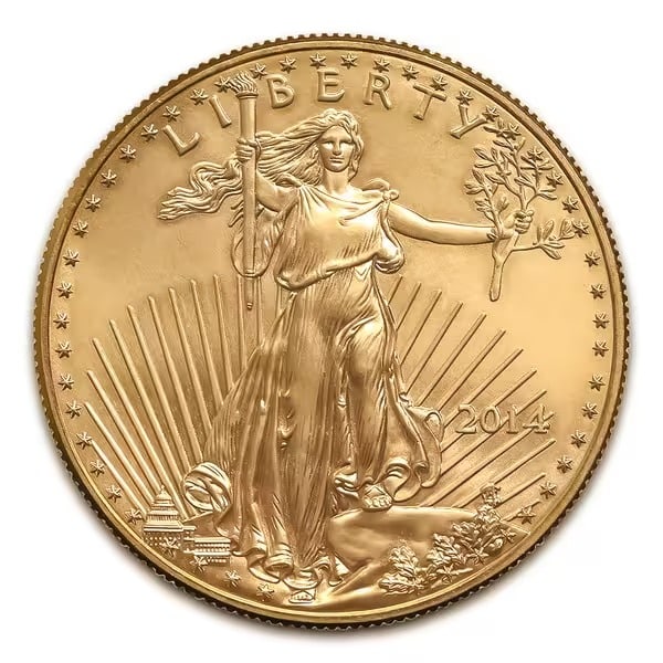 2014 American Gold Eagle 1/2 oz Uncirculated