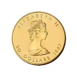 1/2 oz Canadian Gold Maple Leaf Uncirculated - Random Year: This 1/2 oz Canadian Gold Maple Leaf contains .9999 fine gold and is one of the world?s most recognized bullion coins. The specific year will vary depending on availability. Offered in uncirculated co