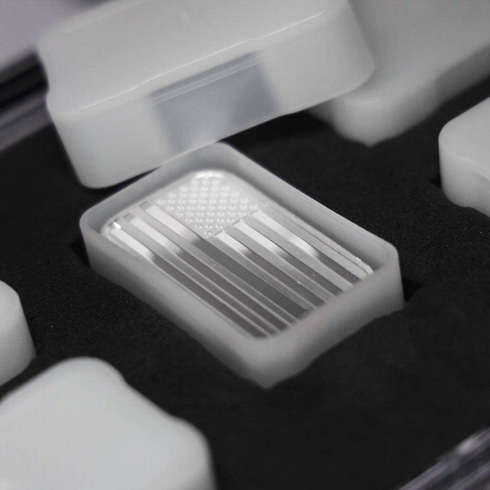 1 oz Silver American Flag Bar Mini Monster Box (100 Bars, JM Bullion Pelican Case, New): This impressive Mini Monster Box contains 100 individual 1 oz American Flag silver bars for a total of 100 troy ounces of .999 fine silver. Housed in a durable JM Bullion Pelican Case, it offers secur