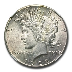 1928- Peace Silver Dollar (1 of 2)