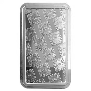 10 oz ABC Refinery The Southern Cross Silver Bar High Relief .9999 Fine: This 10 oz silver bar features the Southern Cross design in stunning high relief. Minted by ABC Refinery with .9999 purity, it combines beauty and investment value. The detailed finish enhances its co