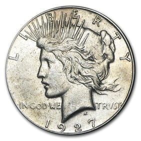 1927 - S- Peace Silver Dollar (1 of 2)