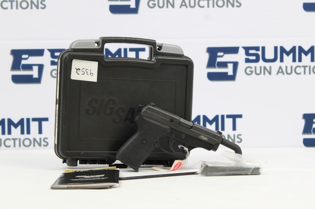 Sig Sauer P239 SAS 9mm: The P239 9mm pistol was developed in response to demands from law enforcement and federal agents for a compact back-up pistol ideal for off-duty concealed carry. Technically it is similar to P228 comp