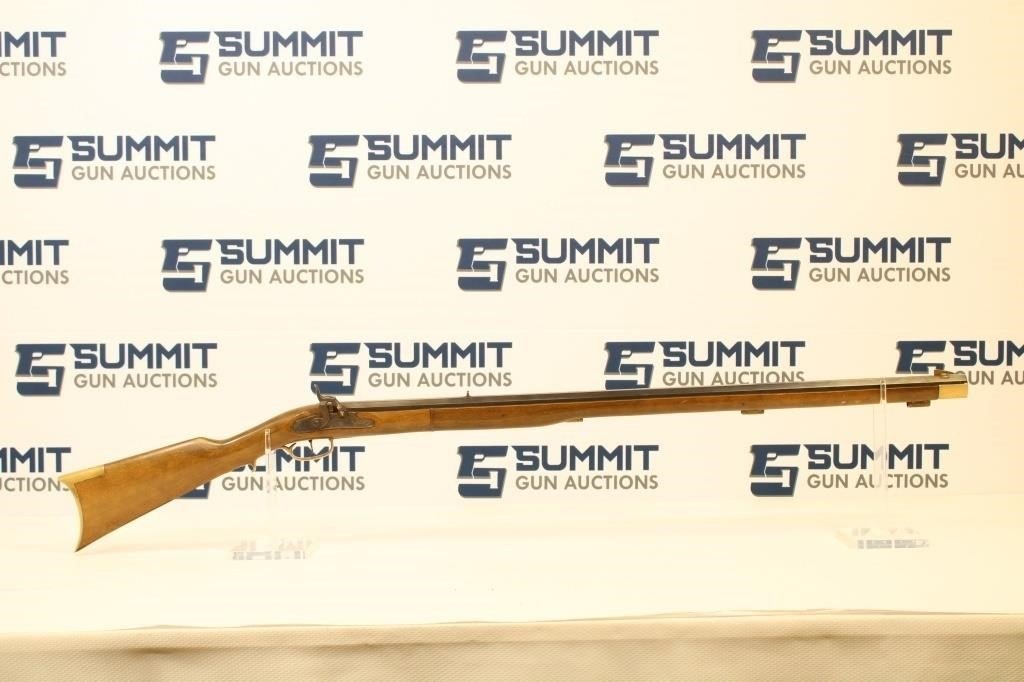 Spanish Jukar Blackpowder Kentucky Rifle .45: This Spanish made Jukar 45 Cal. black powder percussion rifle. This rifle has warm golden brass accents. The rifle is fit with a full octagonal patina’d barrel chambered in .45 caliber. The stock is