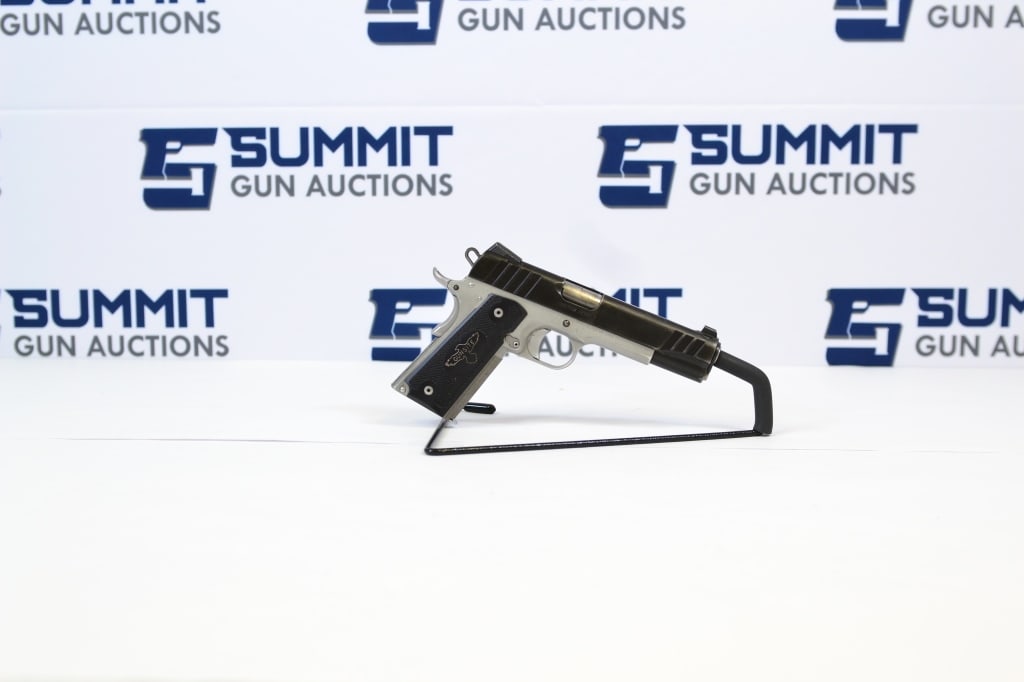 Kimber Custom Aegis II 9mm: This Kimber Custom Shop Aegis II is perfect for everyday carry. It features a slide with front and rear serrations, stainless barrel, full-length guide rod, enhanced thumb safety and night sights. Com