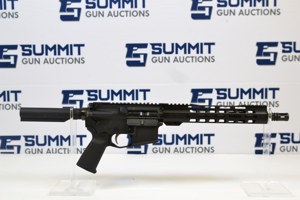 Palmetto State Armory PA-15 5.56 NATO: Up for auction is a Palmetto State PA-15 tactical pistol chambered in 5.56 NATO. This PA-15 comes equipped with a 12 inch barrel, top picatinny rail, and magpul grip. This firearm shows normal signs o