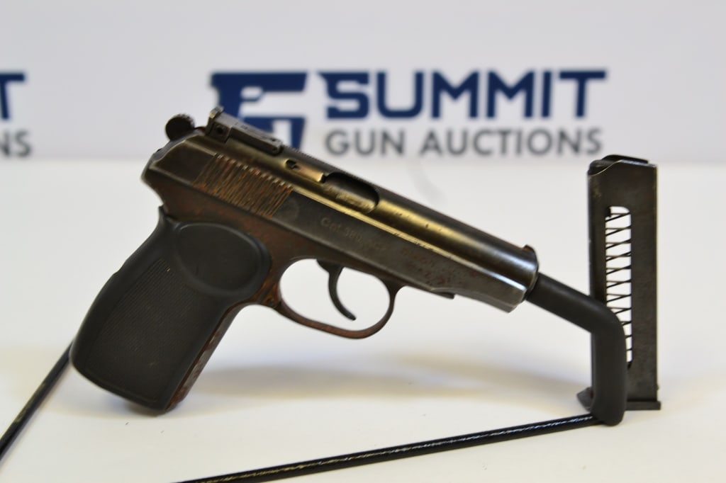 Imez IJ70-17A .380 ACP: This pistol comes with fixed front sight, adjustable rear sight, one magazine, shows rust. Please see photos. ; Barrel Length: 3.25 ; Bore: Shiny ; Action: Semi ; SN# BH3571